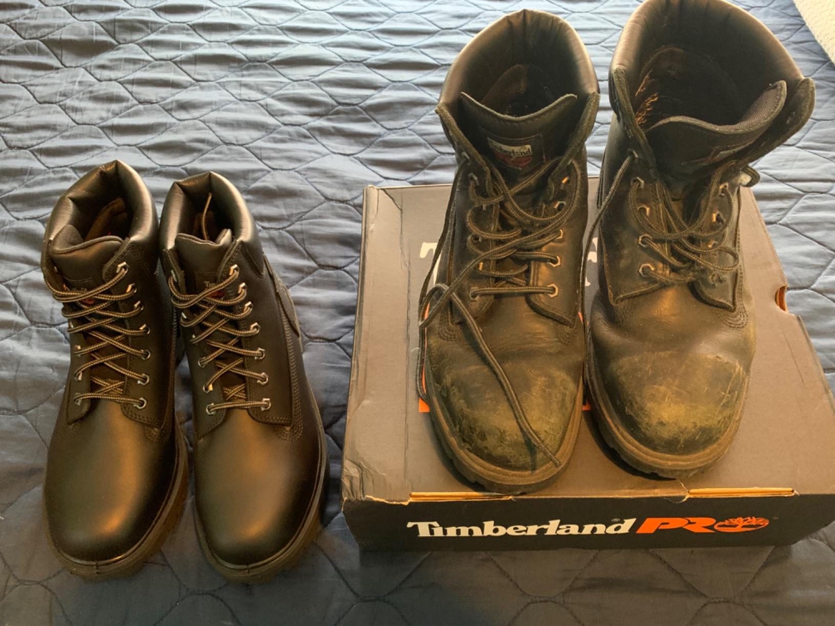 Timberland PRO Men's Direct Attach 6 Inch Steel Safety Toe Insulated Waterproof Industrial Work Boot customer photo 2