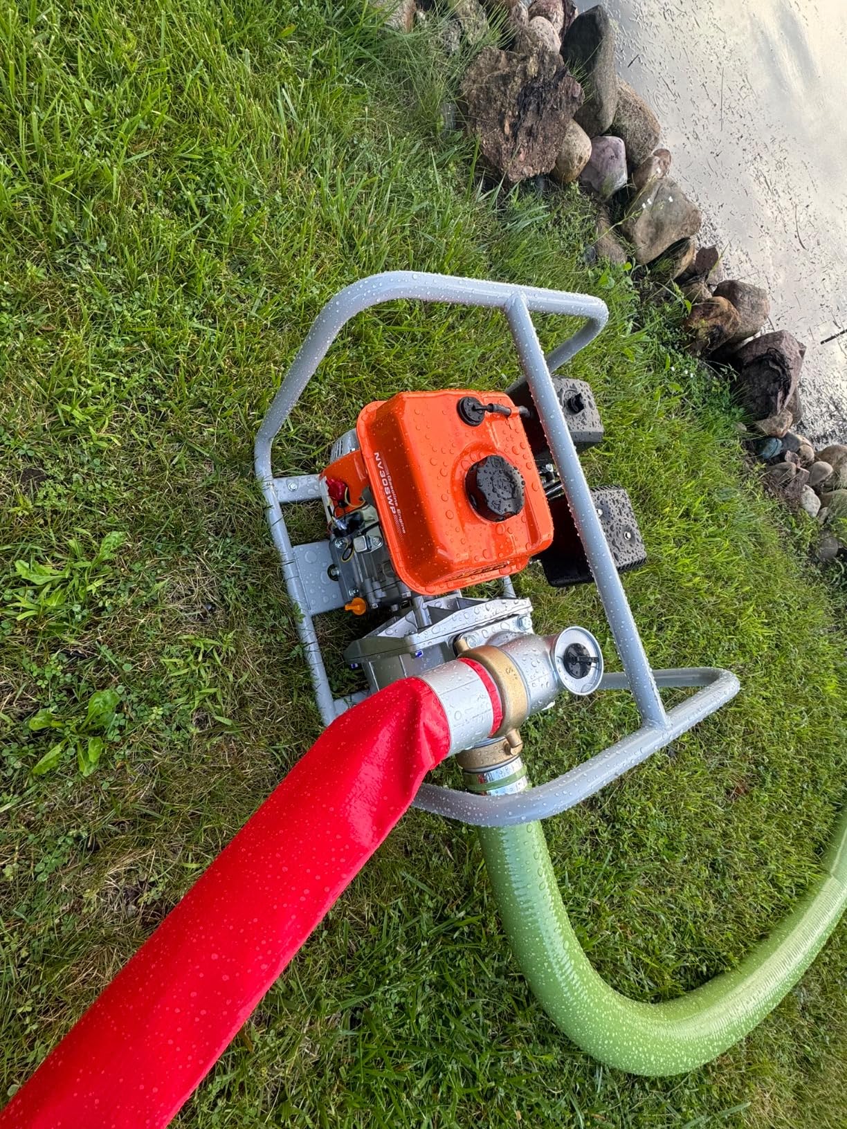 NOVUS Semi Trash Pump 3 Inch, 212cc 4 Cycle Engine, 238 GPM 100ft Lift 23ft Suction, Gas Powered Water Pump for Pond Pool Draining Gardening Irrigation, EPA Certified customer photo 2