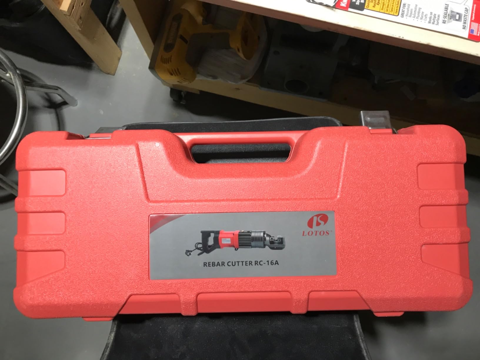 LOTOS HRB-16 Electric Rebar Bender 1100W Portable Hydraulic Electric Rebar Bend 5/8