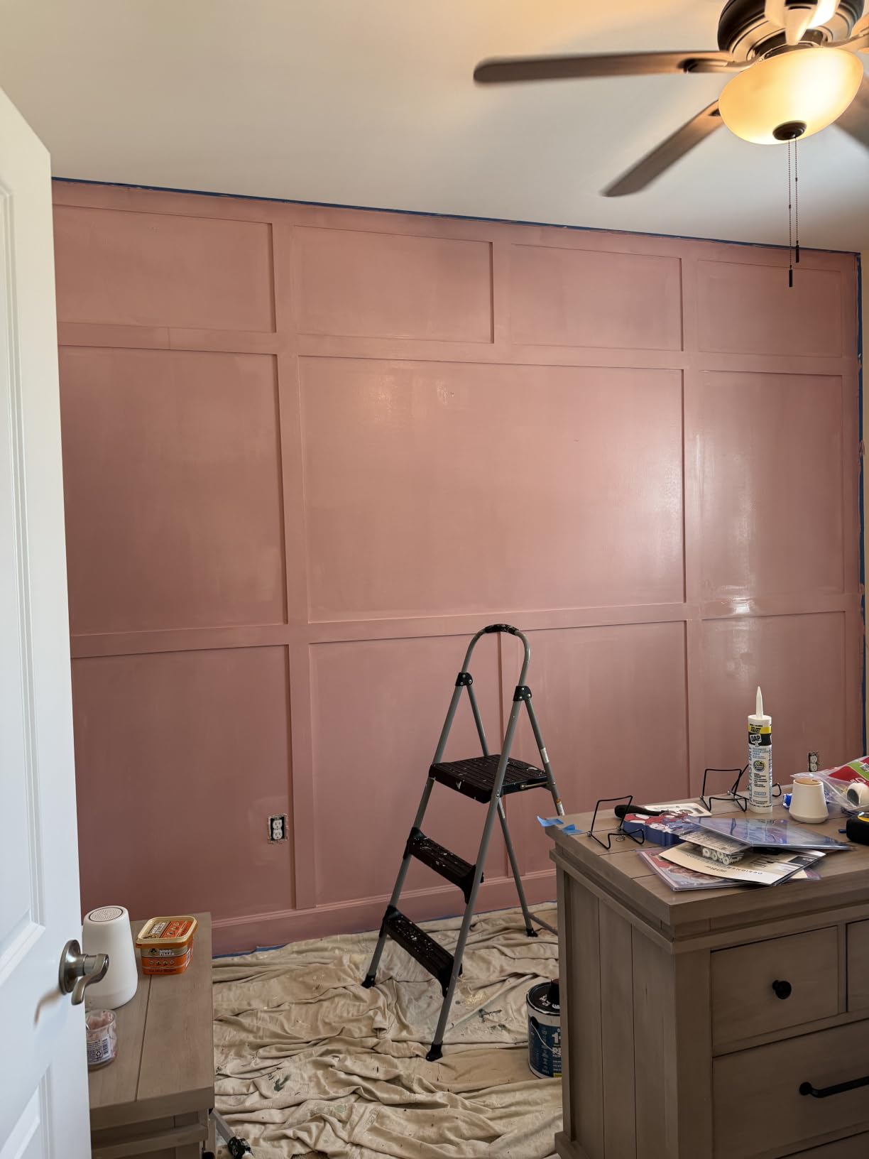 Pre-Cut Wall Molding Kit Raw MDF Board and Batten 10 Pack, Paintable, 39 x 3 x 0.31 inch, Custom Layout, DIY Shaker Style Wainscoting, Accent Wall Panel for Living Room customer photo 1