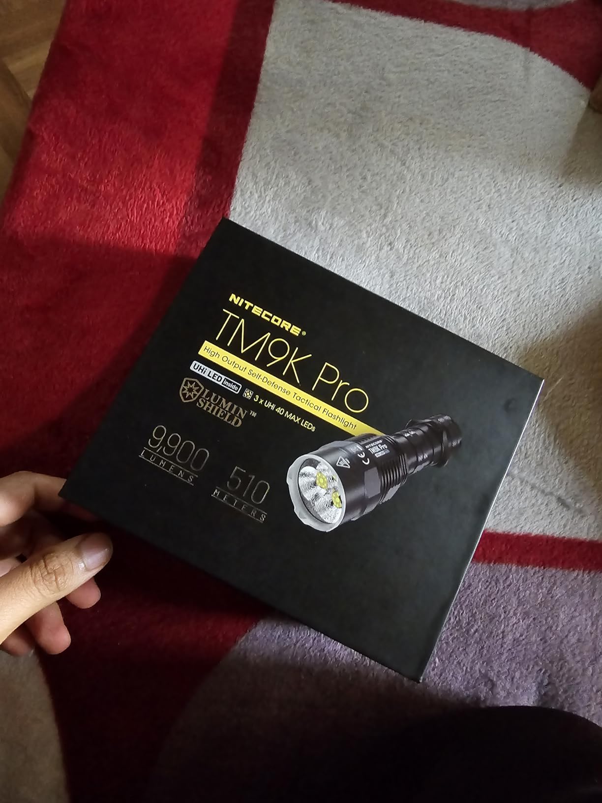 Nitecore TM9K Pro 9900 Lumen High Lumen Tactical Flashlight, Fast-Charging USB-C for Search and Rescue customer photo 1