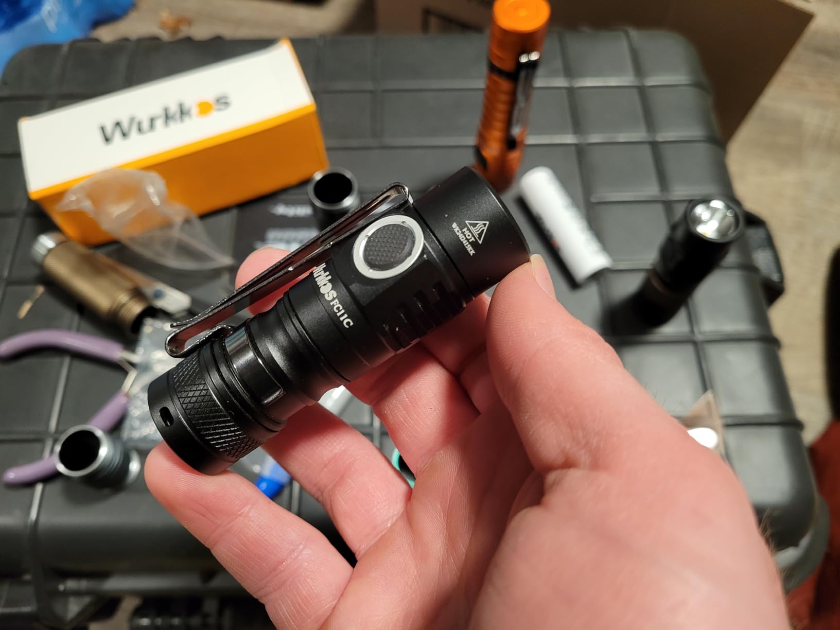 Wurkkos FC11C Led Flashlight Rechargeable High Lumen 1200 | 90 High CRI Small Flashlight, IP68 Waterproof customer photo 1