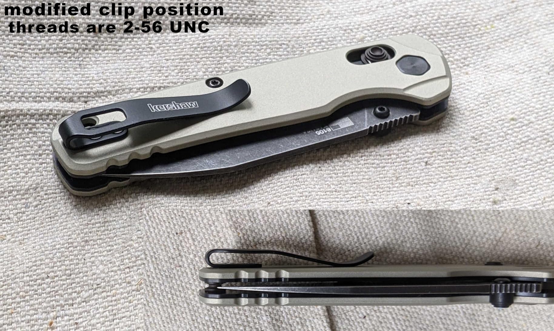 Kershaw Bel Air Pocket Knife, Made in The USA, 3.1 inch CPM MagnaCut Steel Blade, EDC Design, Duralock Locking Mechanism, Manual Folder, Pocketclip customer photo 1