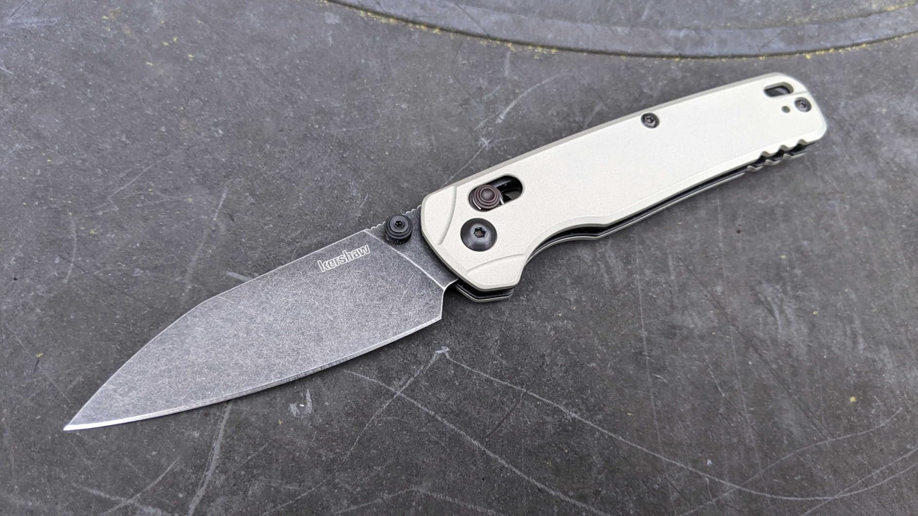 Kershaw Bel Air Pocket Knife, Made in The USA, 3.1 inch CPM MagnaCut Steel Blade, EDC Design, Duralock Locking Mechanism, Manual Folder, Pocketclip customer photo 2