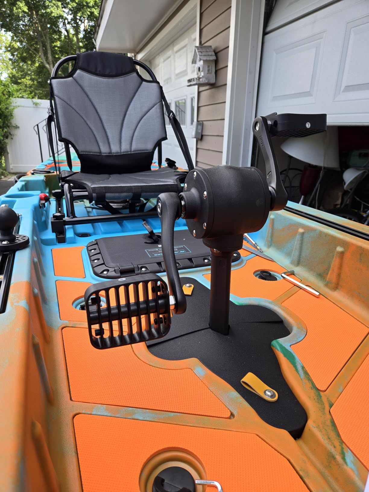 Reel Yaks Radar Modular Fishing Kayak, 10ft, 430 lbs Capacity | Sunrise, Pedal Kayaks for Adults & Youth, Sit on Top, Lightweight, Portable, Fits in Trunks & Closets, Gear Storage customer photo 2