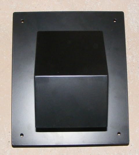 Trivd Frol 6 Inch Roof Vent Cap for Houses | Removable Heavy Duty Galvanized Steel Removable Roof Exhaust Vents for Home Ventilation System with Damper, Black customer photo 1