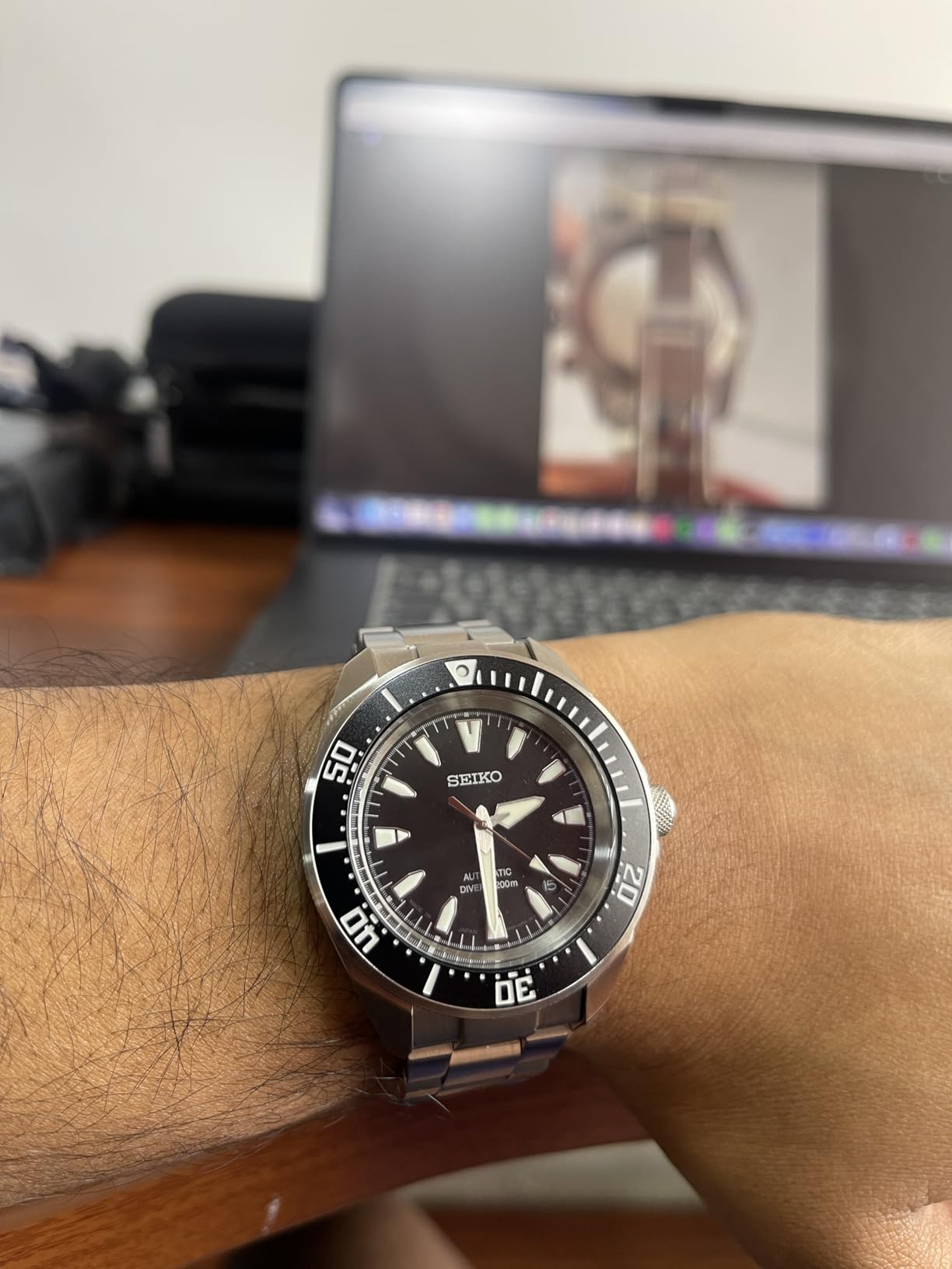 SEIKO Prospex Samurai Automatic Black Dial Men's Watch SRPL13 customer photo 2