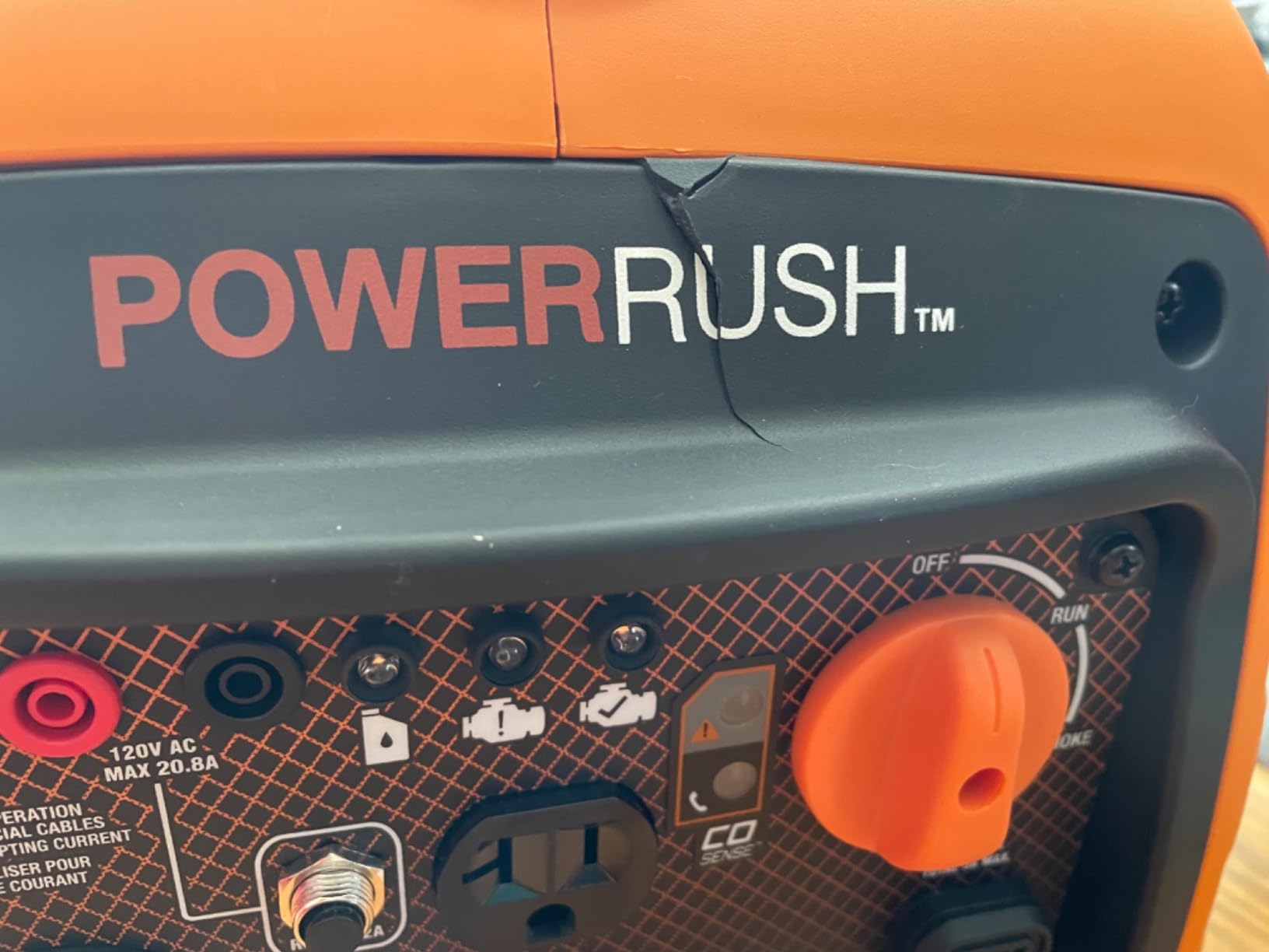 Generac 3,300 Watt Gas Powered Portable Inverter Generator, USB Charging customer photo 2