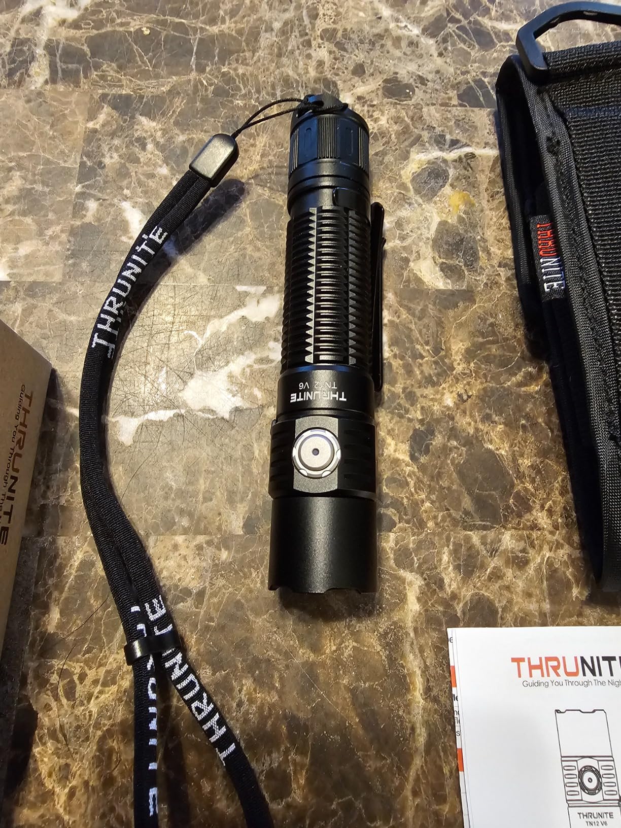 ThruNite TN12 V6 Rechargeable Tactical Flashlight, True 1950 Lumens 259m Throw, USB-C Dual Switch customer photo 2