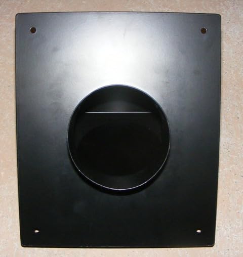 Trivd Frol 4 Inch Roof Vent Cap for Houses | Removable Heavy Duty Galvanized Steel Removable Roof Exhaust Vents for Home Ventilation System with Damper, Black customer photo 2