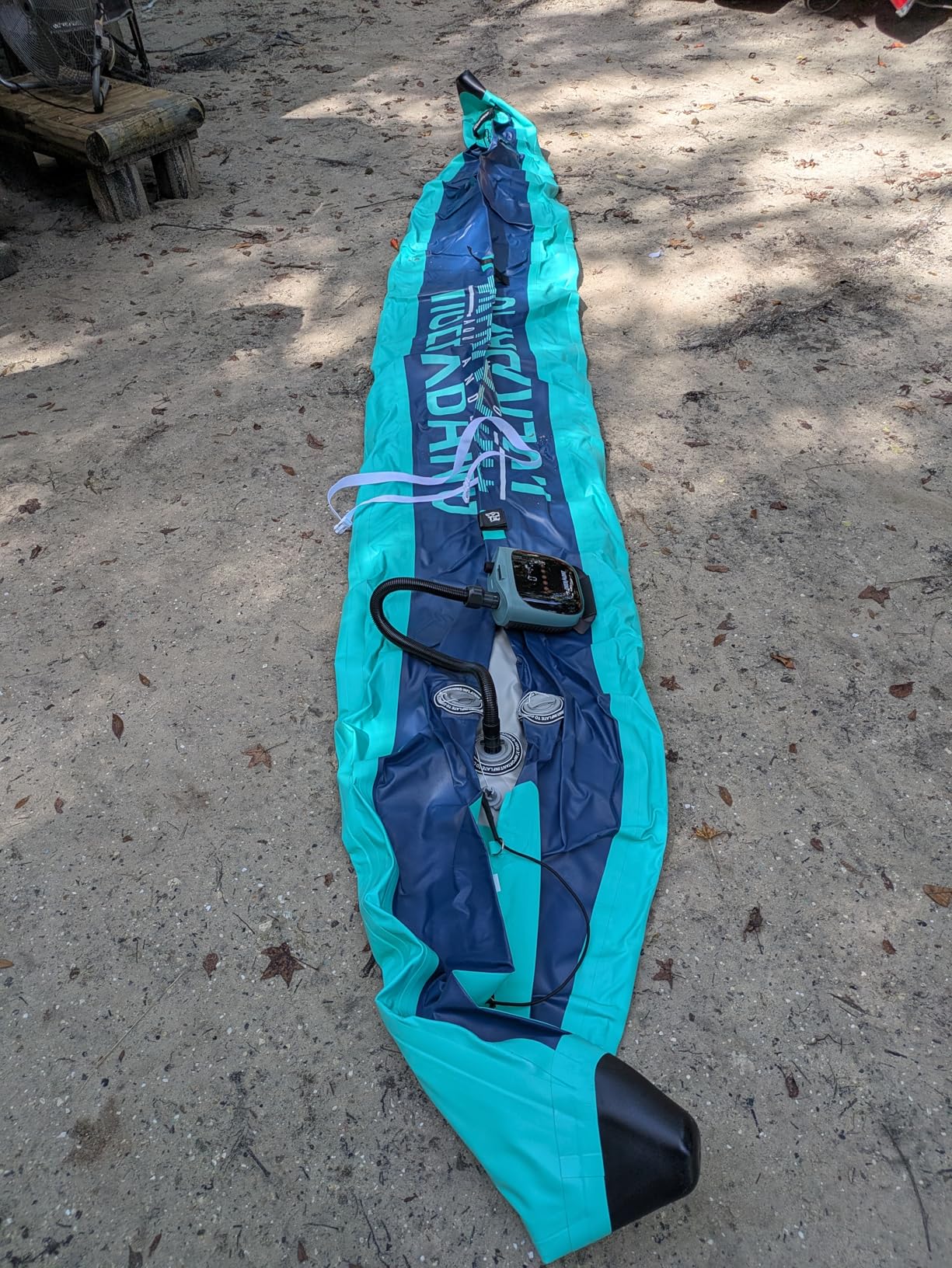 TIGERXBANG 13.8ft Inflatable 2 Person Kayak customer photo 1