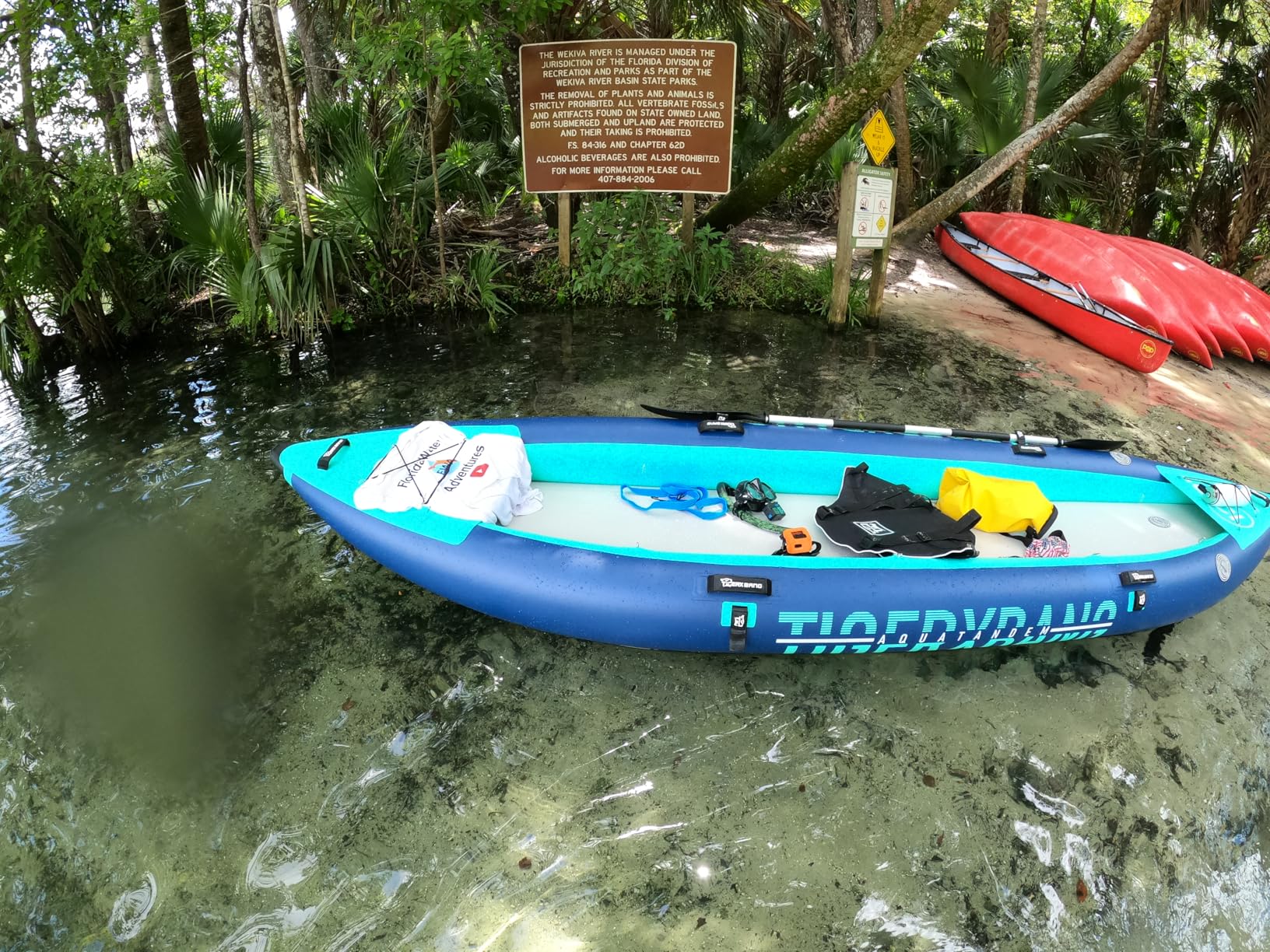 TIGERXBANG 13.8ft Inflatable 2 Person Kayak customer photo 2