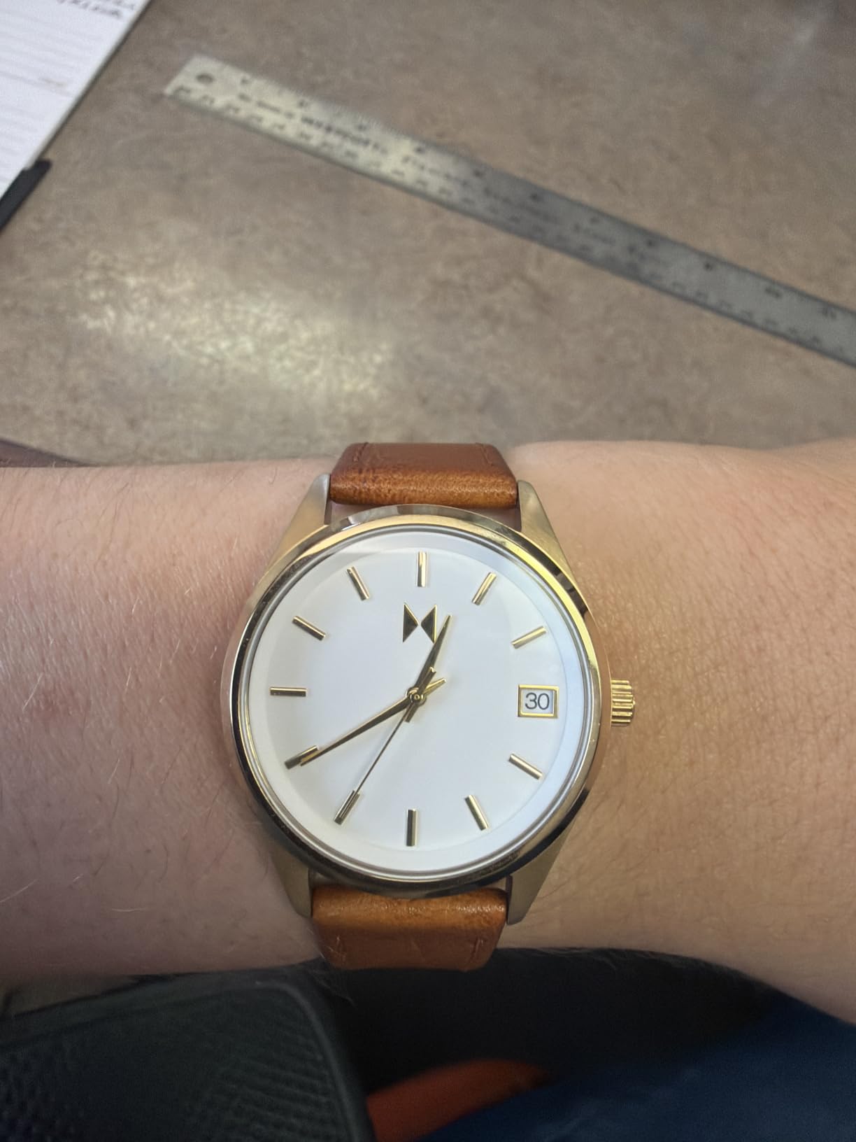MVMT Rise Boyfriend Watches for Women - Premium Minimalist Vintage Analog - 5 ATM/50 Meters Water Resistance - 36mm customer photo 1