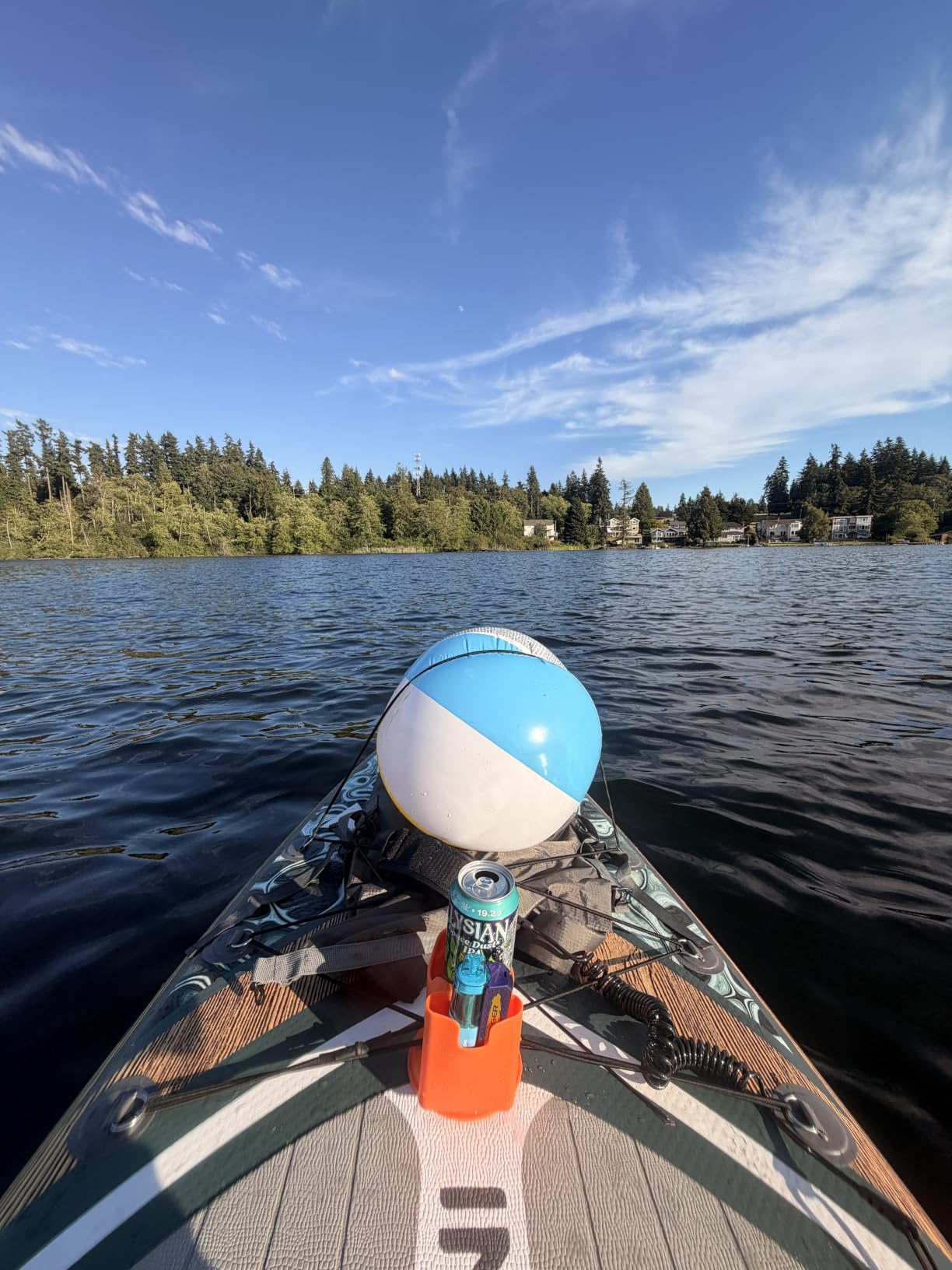 11'x34 Ultra Wide Inflatable Paddle Board, Stand Up Paddle Board & 420lb Capacity for All Skill, Paddle Board for Yoga/Family, EVA Deck, US Fin, 100L Bag, High-Pressure Pump, Safety Leash customer photo 1