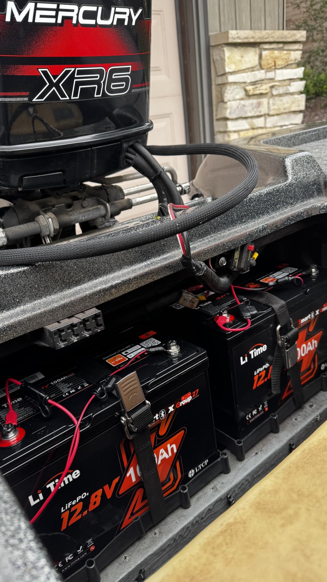 Litime 12V 100Ah LiFePO4 Battery Bluetooth, Group 27 Lithium Battery, Built-in 100A BMS with Low-Temp Protection, Max. 15000 Deep Cycles, Perfect for RV, Travel Trailer, Trolling Motors (1 Pack) customer photo 1