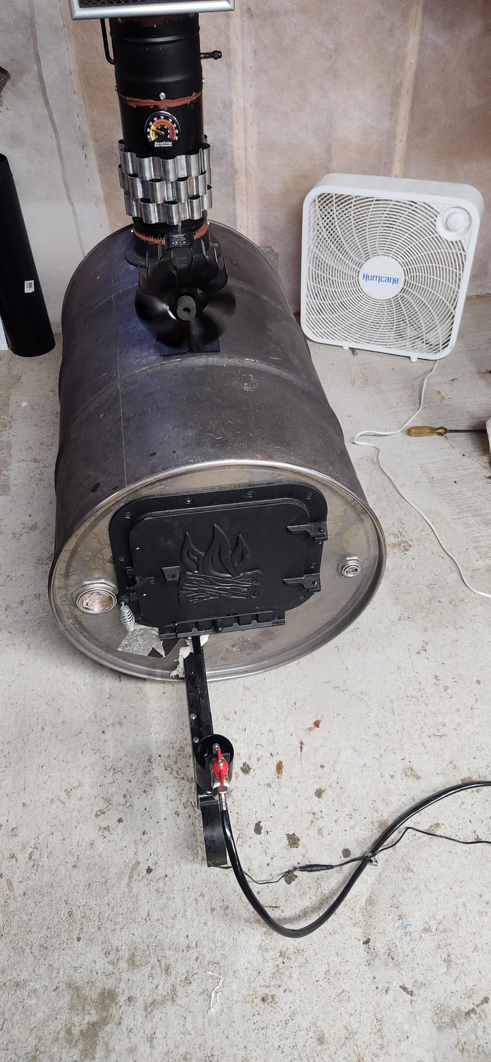 Waste Oil Burner 25 kW for Heating (600mm/23.62in) customer photo 2