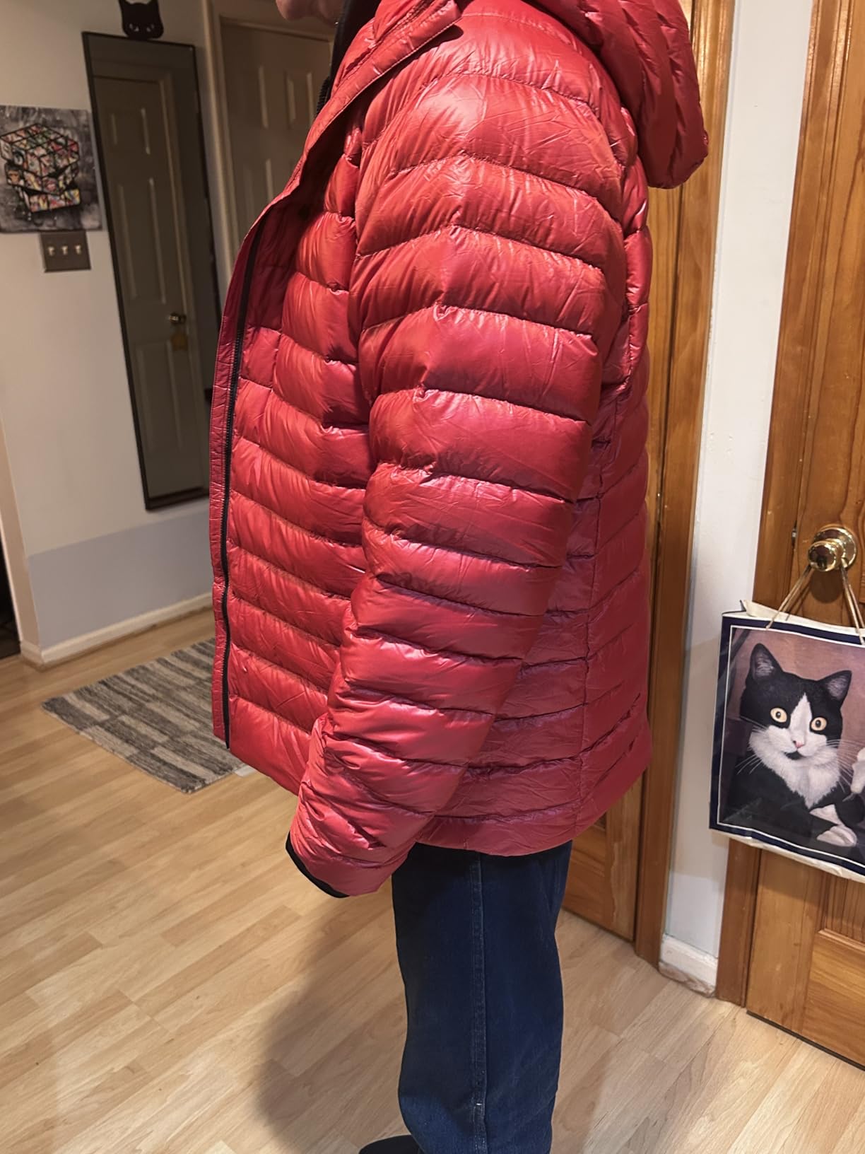 Pioneer Camp 850 Fill Goose Down Jacket Men Lightweight Packable Puffer Jacket with Hood Insulated Warm Winter Puffy Coat customer photo 2
