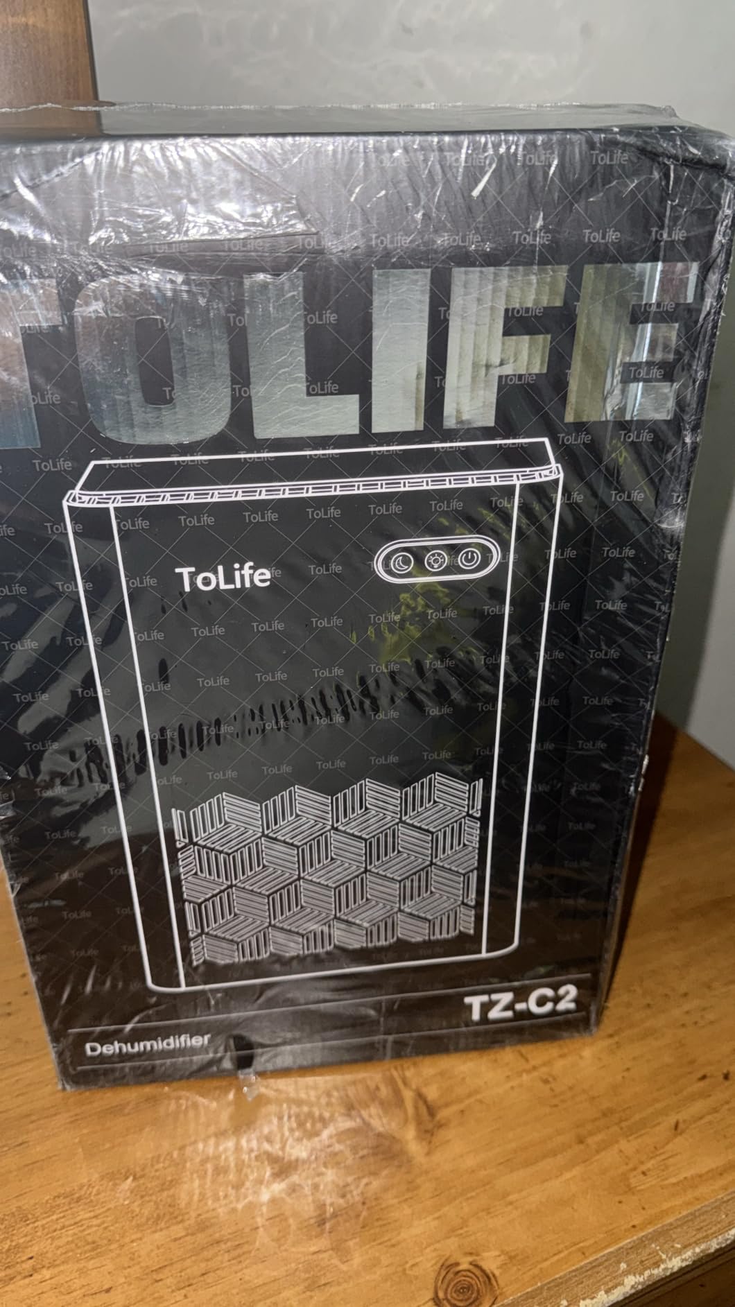ToLife Dehumidifiers for Home, 1000 sq.ft Dehumidifier for Basement Bedroom Bathroom with 95 OZ Water Tank Auto Shut Off 7 Colors LED Light, Grey customer photo 1