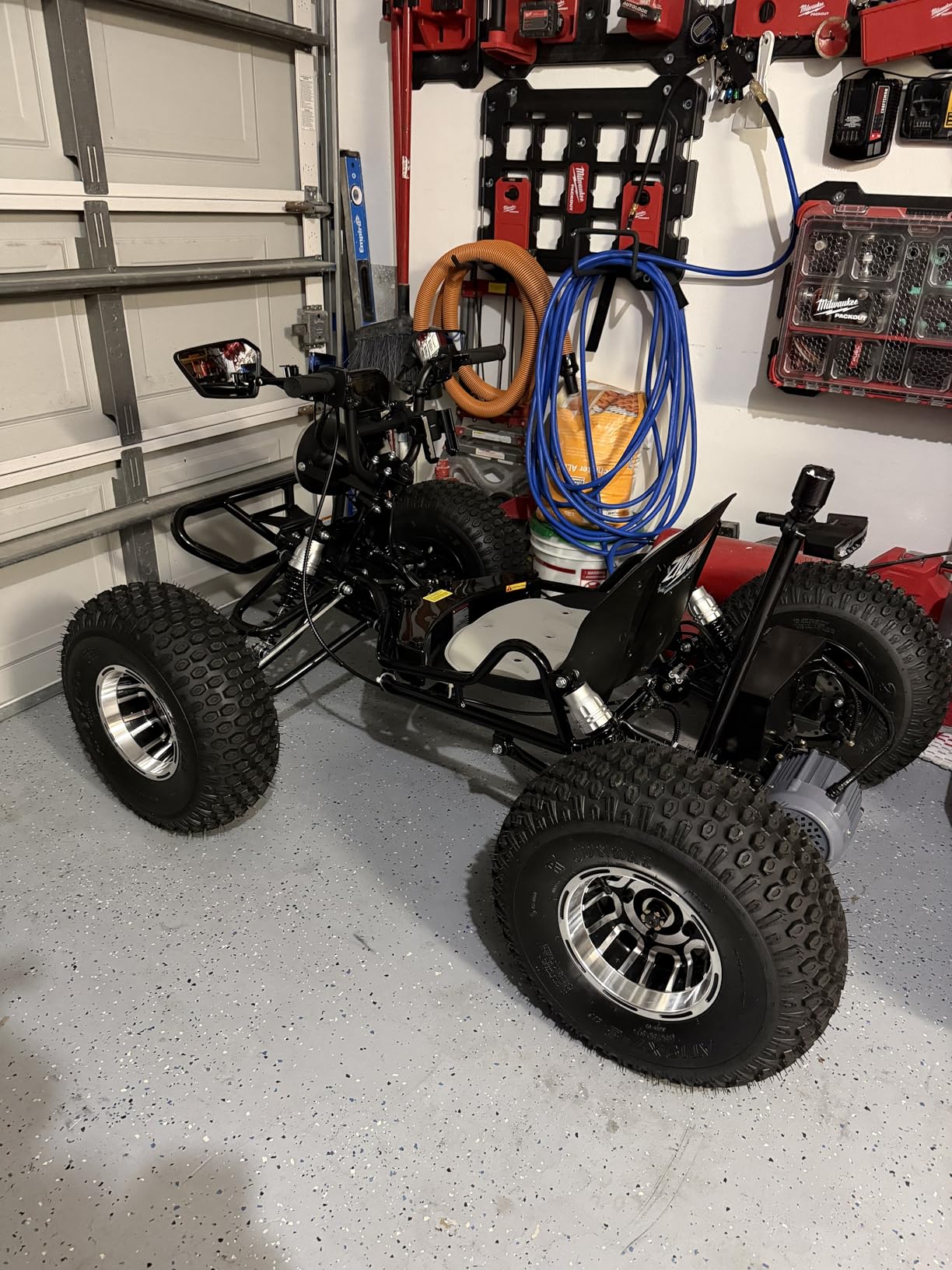 Long Range 48V 20Ah Electric Off-Road Go Kart for Adults & Kids (Black) | Peak 4000W, Up To 31 MPH, 30-Mile Range, Shaft Drive Differential, Dual Hydraulic Brakes, AT19x7-8 Tires customer photo 2