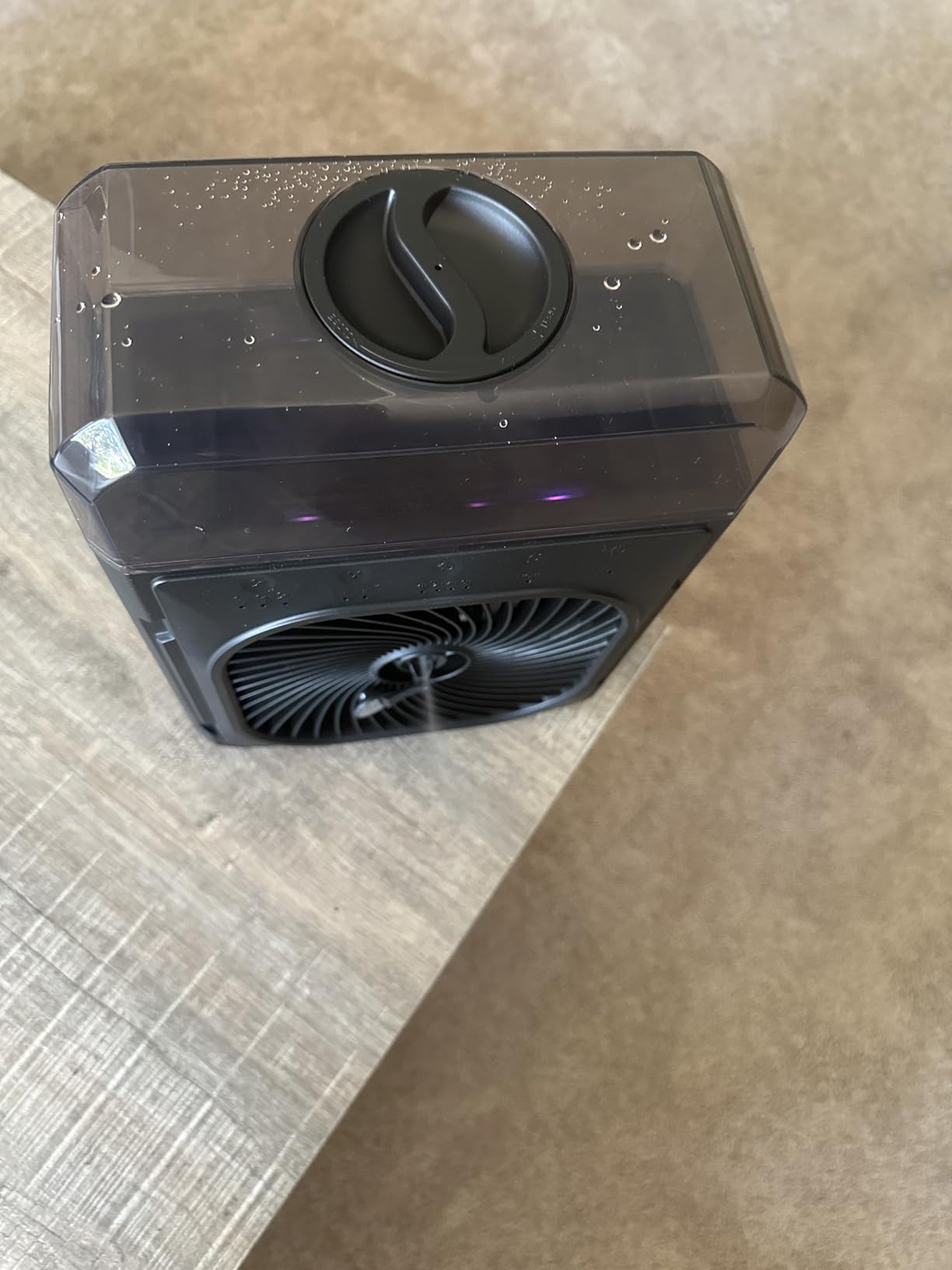Ausic Misting Fan Portable, 20000mAh Portable Air Conditioners with 1200mL Water Tank, Outdoor Water Cooling Fan for Outside, Perfect Quite Mist Water Spray Fans for Camping Patio Home Bedroom Office customer photo 2