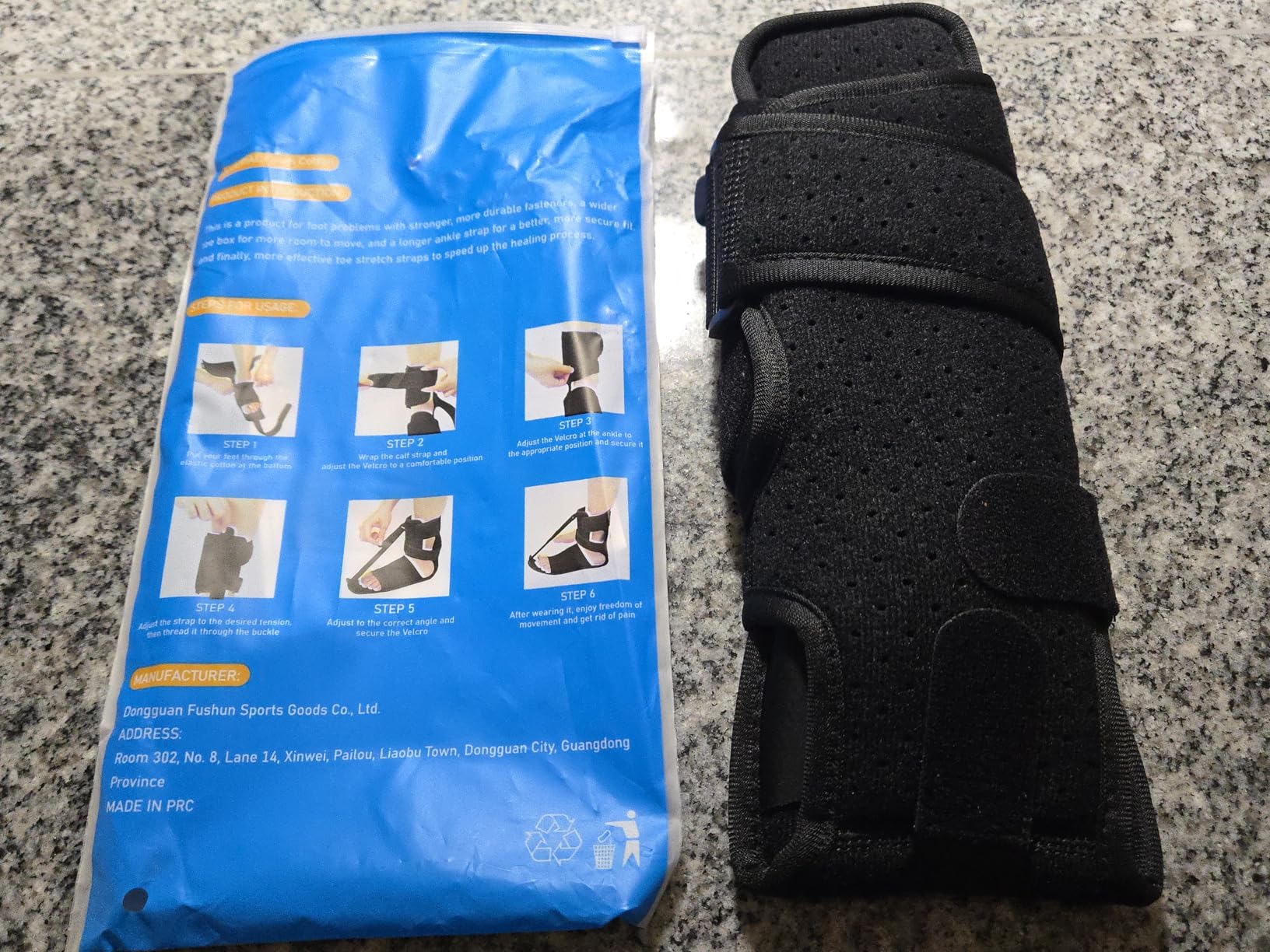 Plantar Fasciitis Night Splint, Plantar Fasciitis Brace and Support | Upgraded adjustable support for plantar fasciitis Women and Men, Plantar Fasciitis Relief, Planter Facetious Support customer photo 1