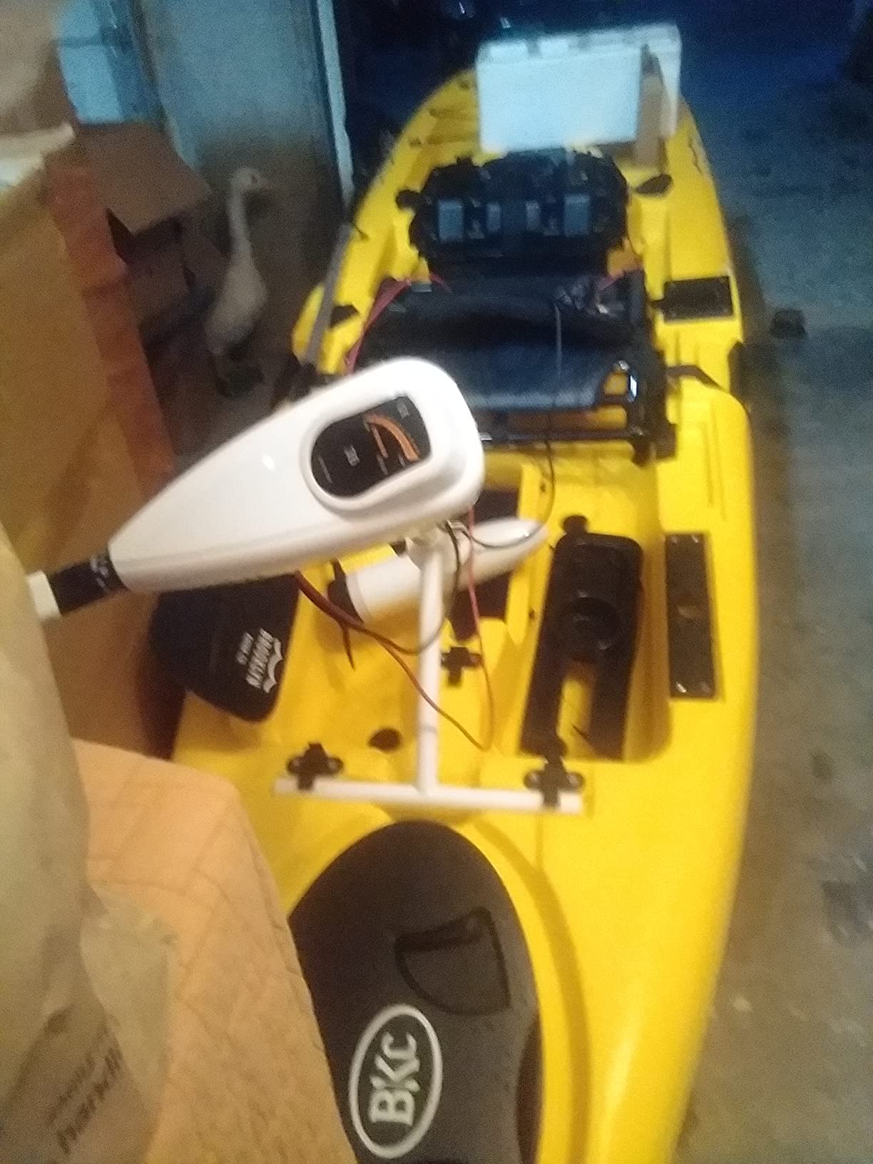 BKC Brooklyn 10.5 Pro Pedal Fishing Kayak, Propeller Drive | Hands-free propeller drive, rudder steering, aluminum frame seat, 440 lb capacity, motor-ready, 10.5 ft solo hull customer photo 1