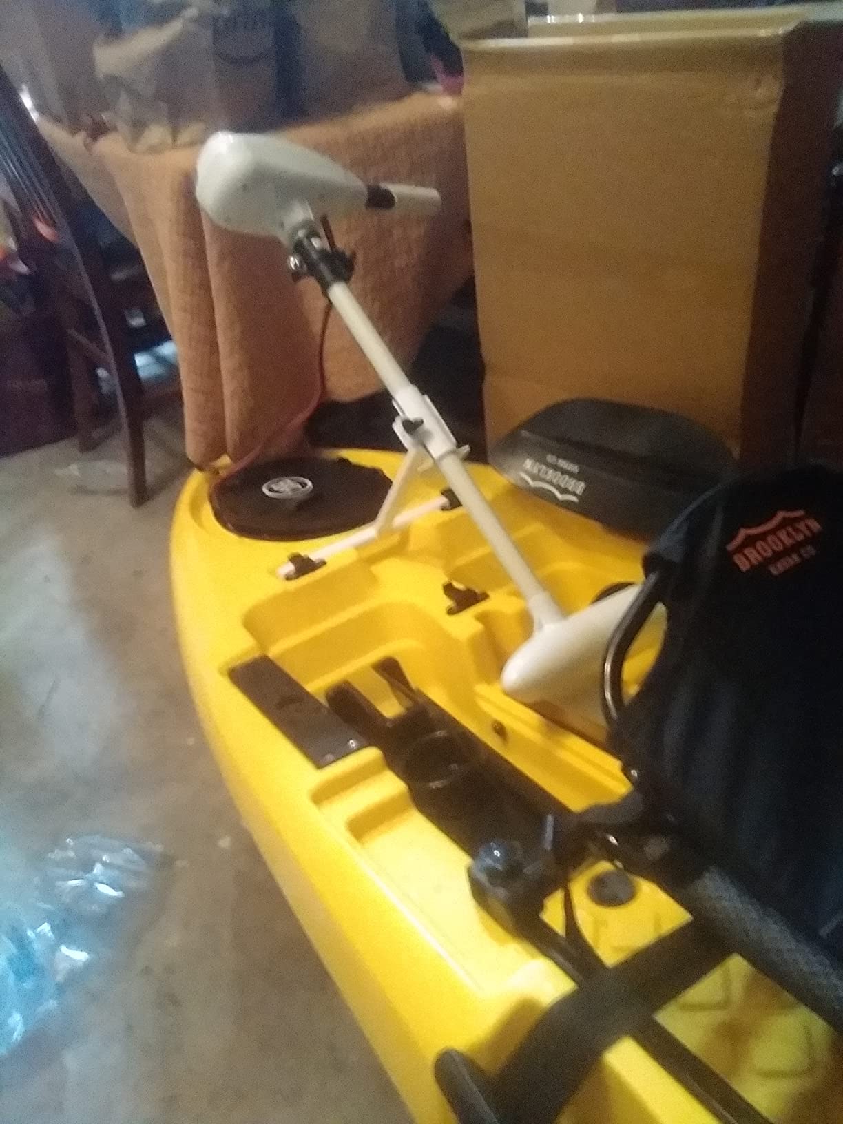 BKC Brooklyn 10.5 Pro Pedal Fishing Kayak, Propeller Drive | Hands-free propeller drive, rudder steering, aluminum frame seat, 440 lb capacity, motor-ready, 10.5 ft solo hull customer photo 2
