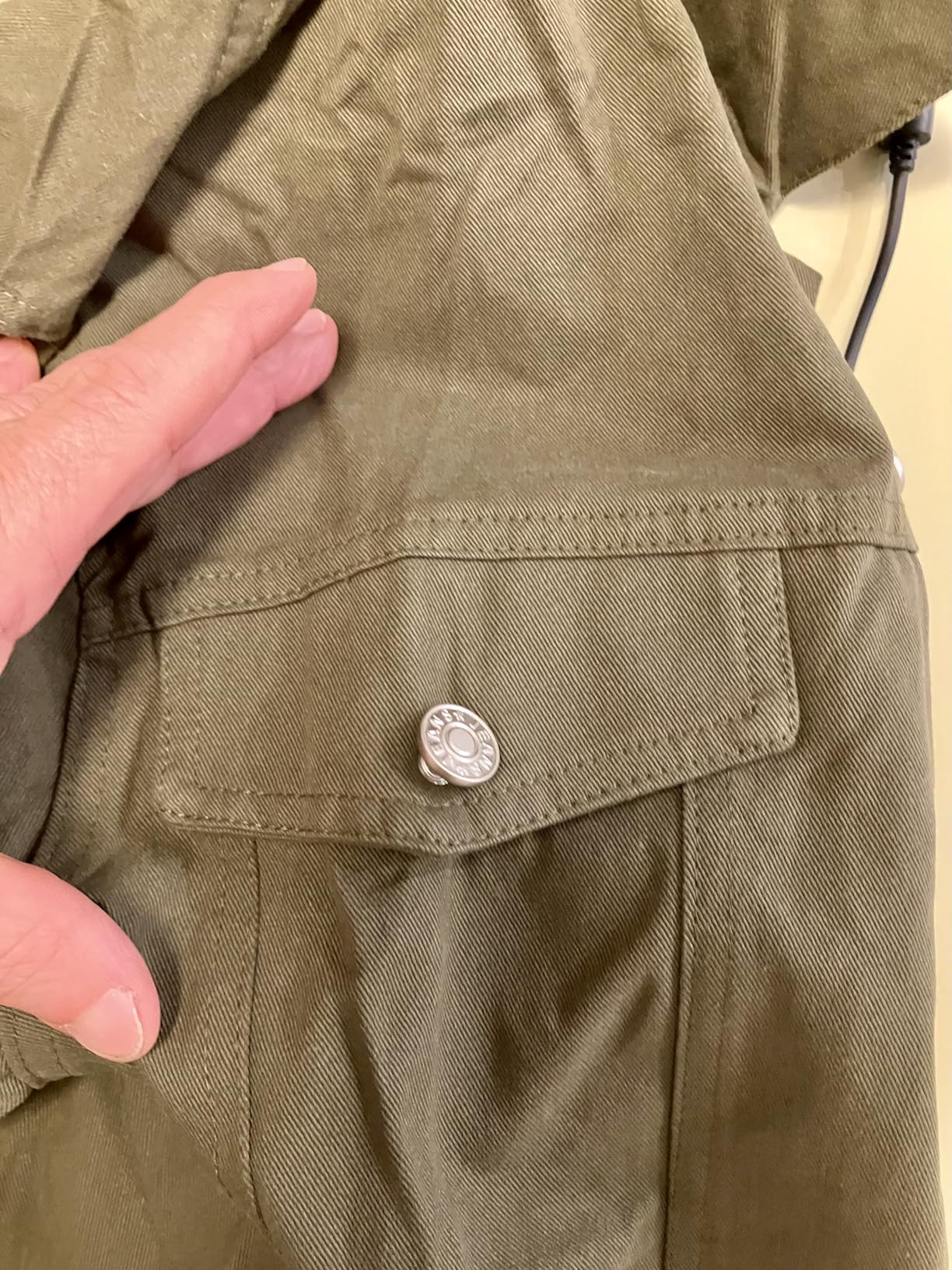 Flint and Tinder Dry Wax Trucker Jacket, Unlined Mens Lightweight Cotton Jacket customer photo 2