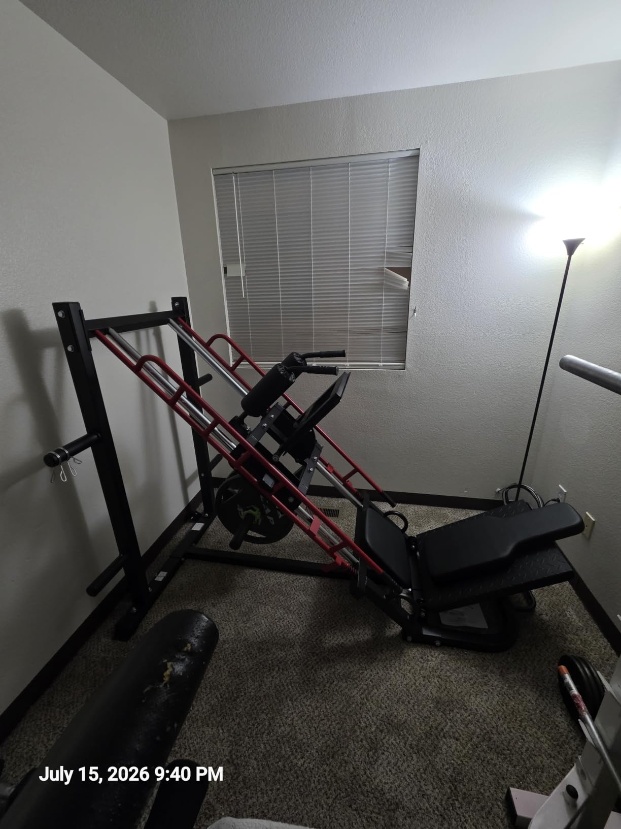 Dripex Leg Press Hack Squat Machine Combo for Home Gym, Adjustable Leg Press Machine for Full Lower Body Workout, Upgraded Leg Press with Transport Wheels and Weight Storage, Weight Plates Not Included customer photo 1