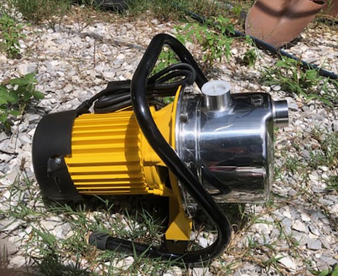1 HP Shallow Well Jet Pump with Automatic Control for Whole House, 110v Water Pressure Booster Pump Smart Pressure with Switch System, Stainless Steel Water Pump for Home Garden Irrigation customer photo 1