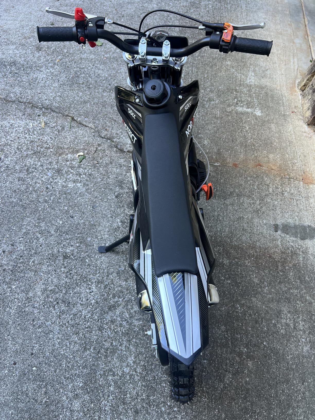 50cc Kids Dirt Bike, 4-Stroke Gas Powered Mini Motorcycle Up to 40MPH, Off-Road Dirt Bike for Kids 8-14 with Front Rear Disc Brakes, Double Shock Absorption customer photo 1