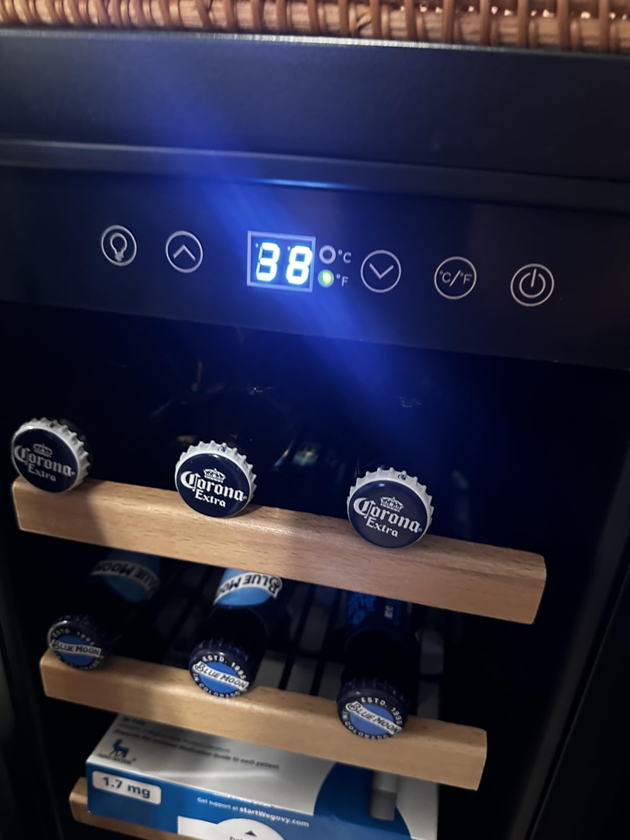 Honeywell 24 Inch Dual Zone Compressor Wine Cooler Refrigerator & Beverage Cooler,Large Freestanding Wine Cellar For Red,White,Champagne or Sparkling Wine,Digital Temperature Control,Stainless Steel customer photo 2