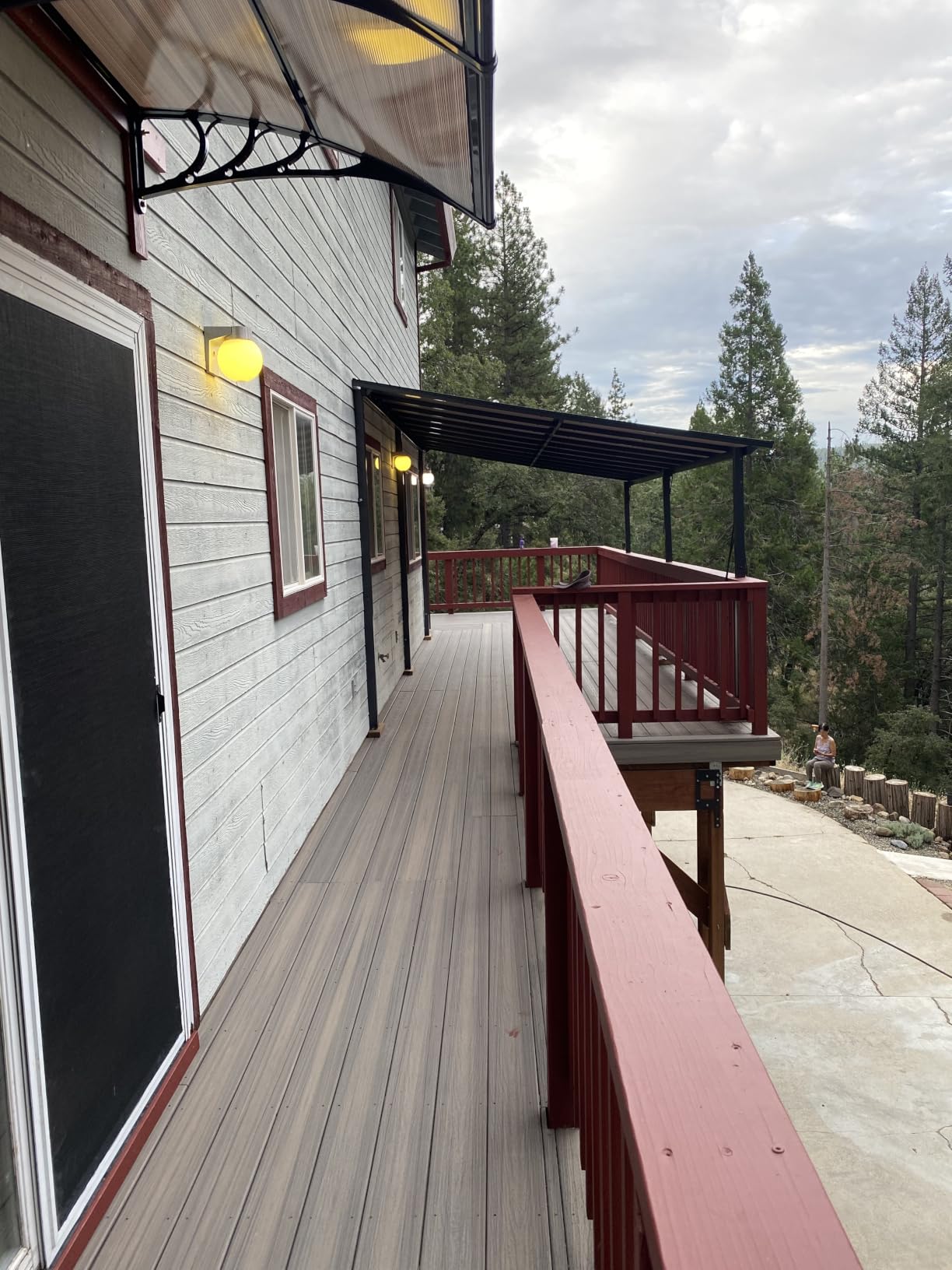 Aoxun 8'x10' Gazebo for Patio, Gazebo Pergola with Sloped Roof, White customer photo 1