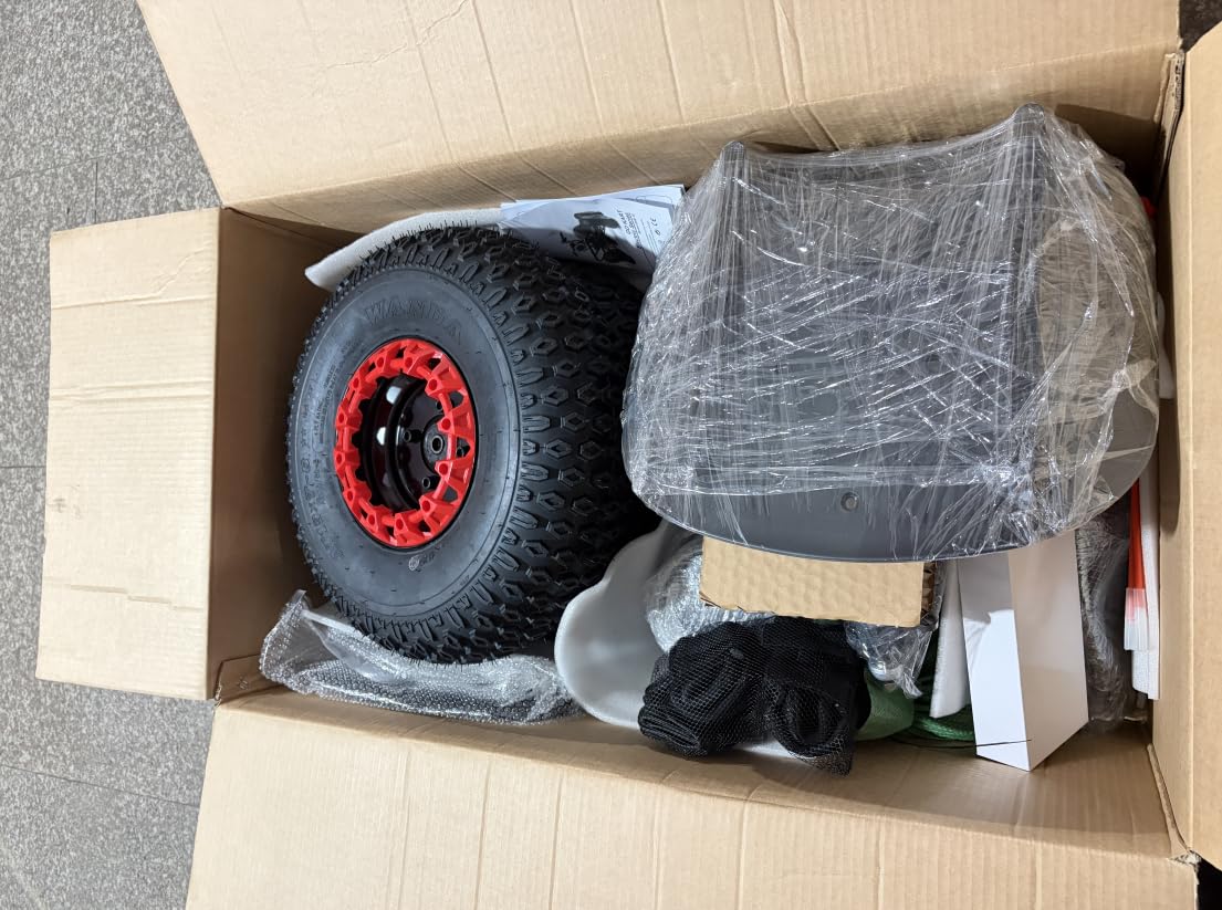 2400W MAX Electric Off-Road Go Kart, Shaft-Driven Buggy with Brushless Motor, 8-Inch Tires, Independent Suspension, Speed & Battery Display, Reverse Gear and Hydraulic Brakes customer photo 2