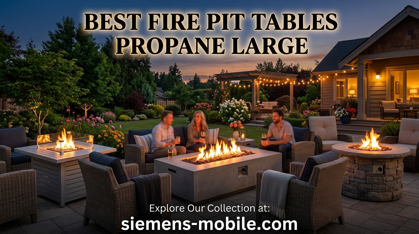 Best Fire Pit Tables Propane Large