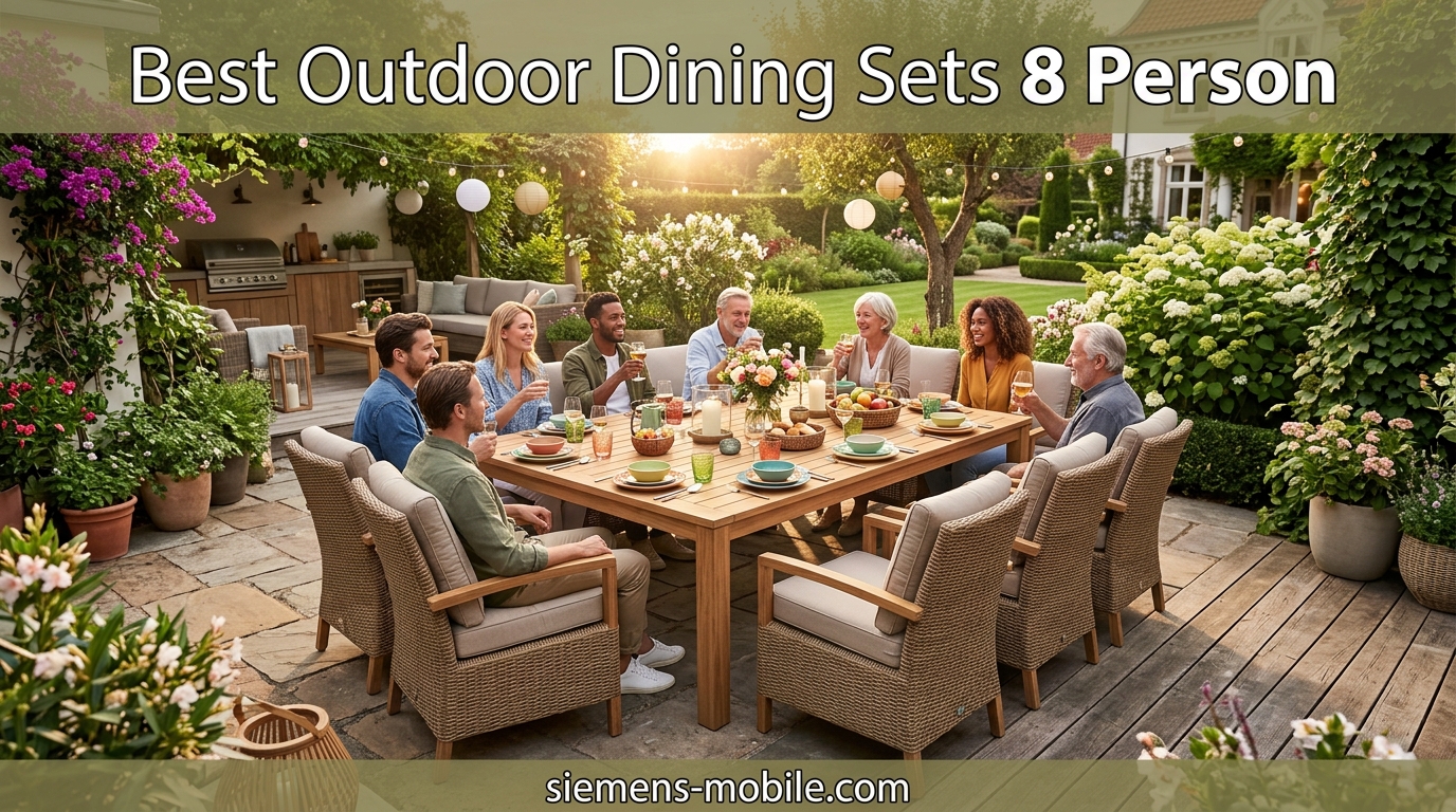 Best Outdoor Dining Sets 8 Person