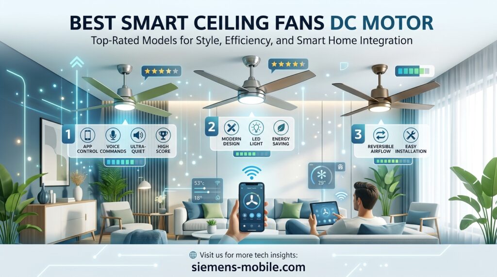 Best Smart Ceiling Fans DC Motor