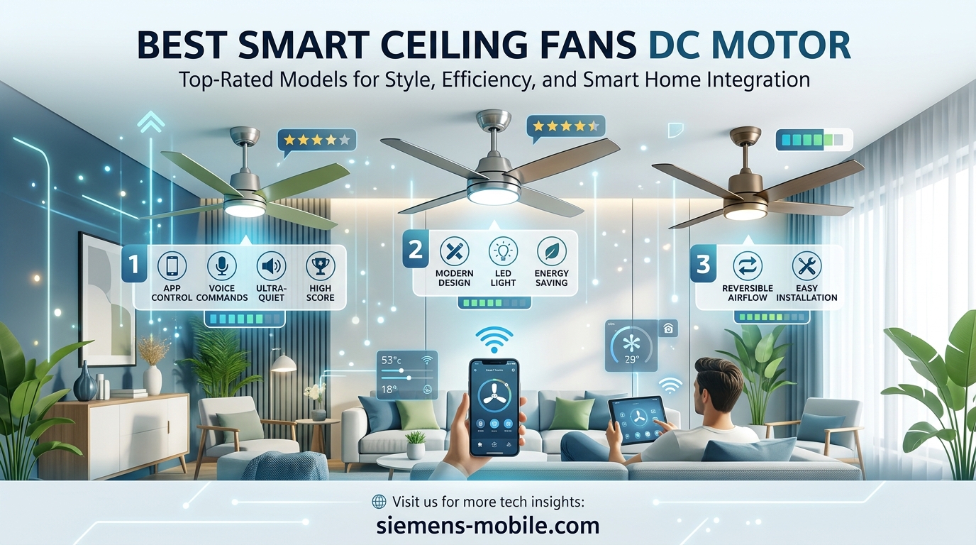 Best Smart Ceiling Fans DC Motor