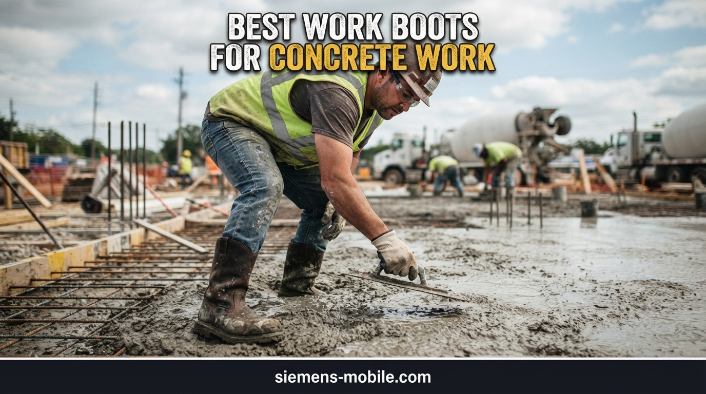 Best Work Boots for Concrete Work