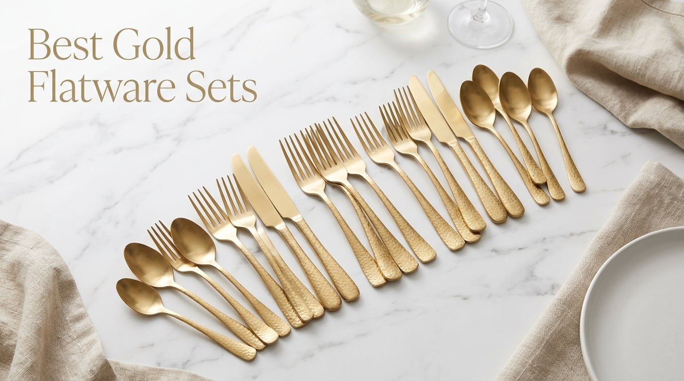 best gold flatware sets