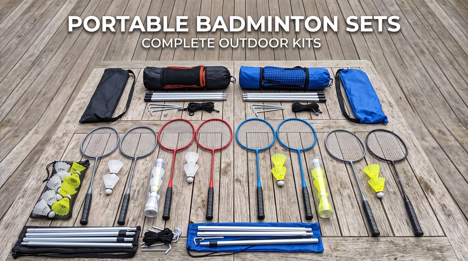 best portable badminton sets