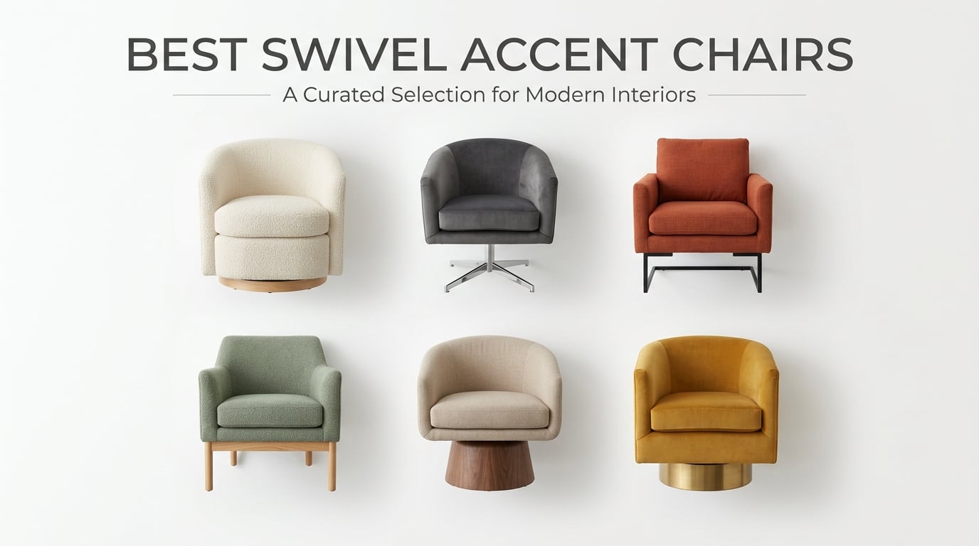 best swivel accent chairs