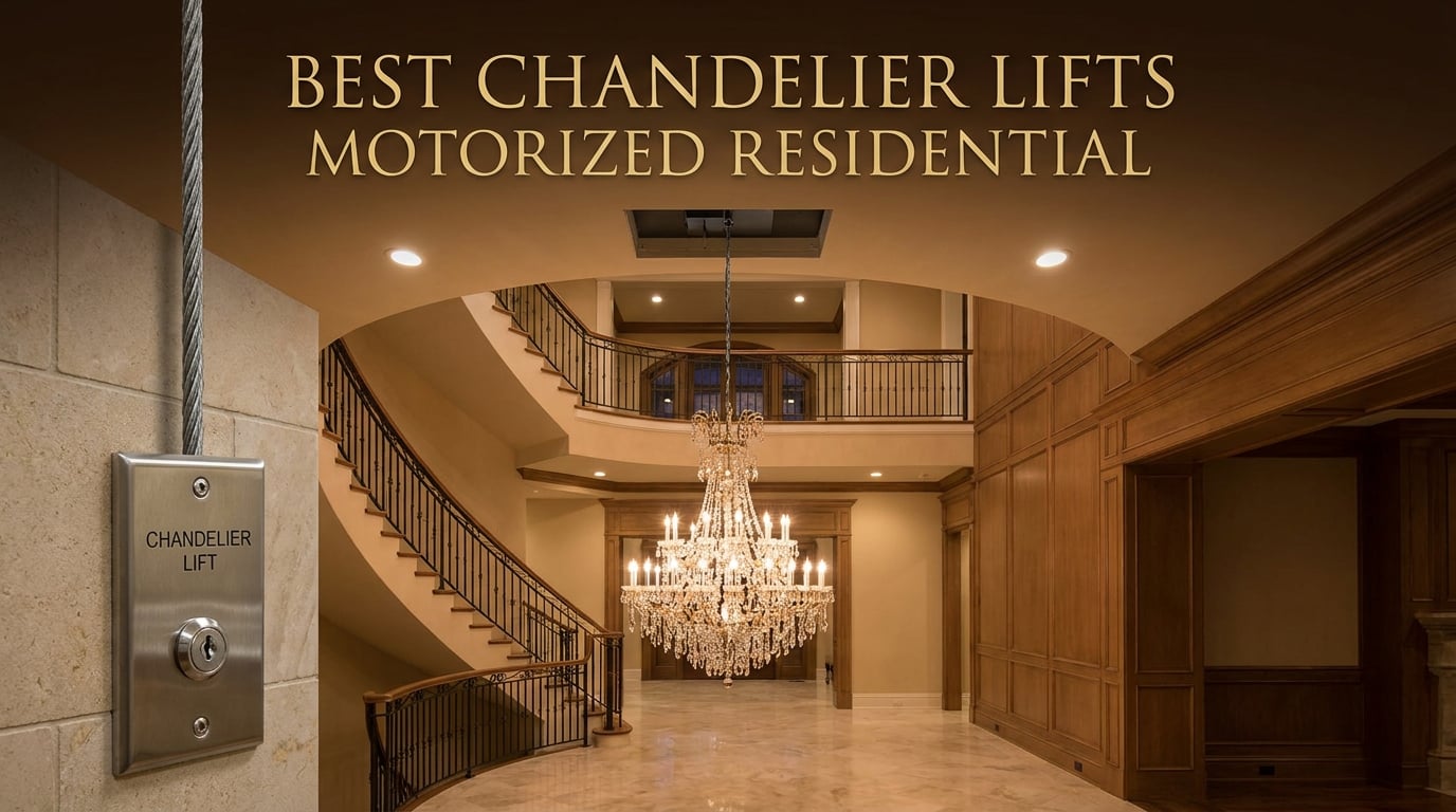 best chandelier lifts motorized residential