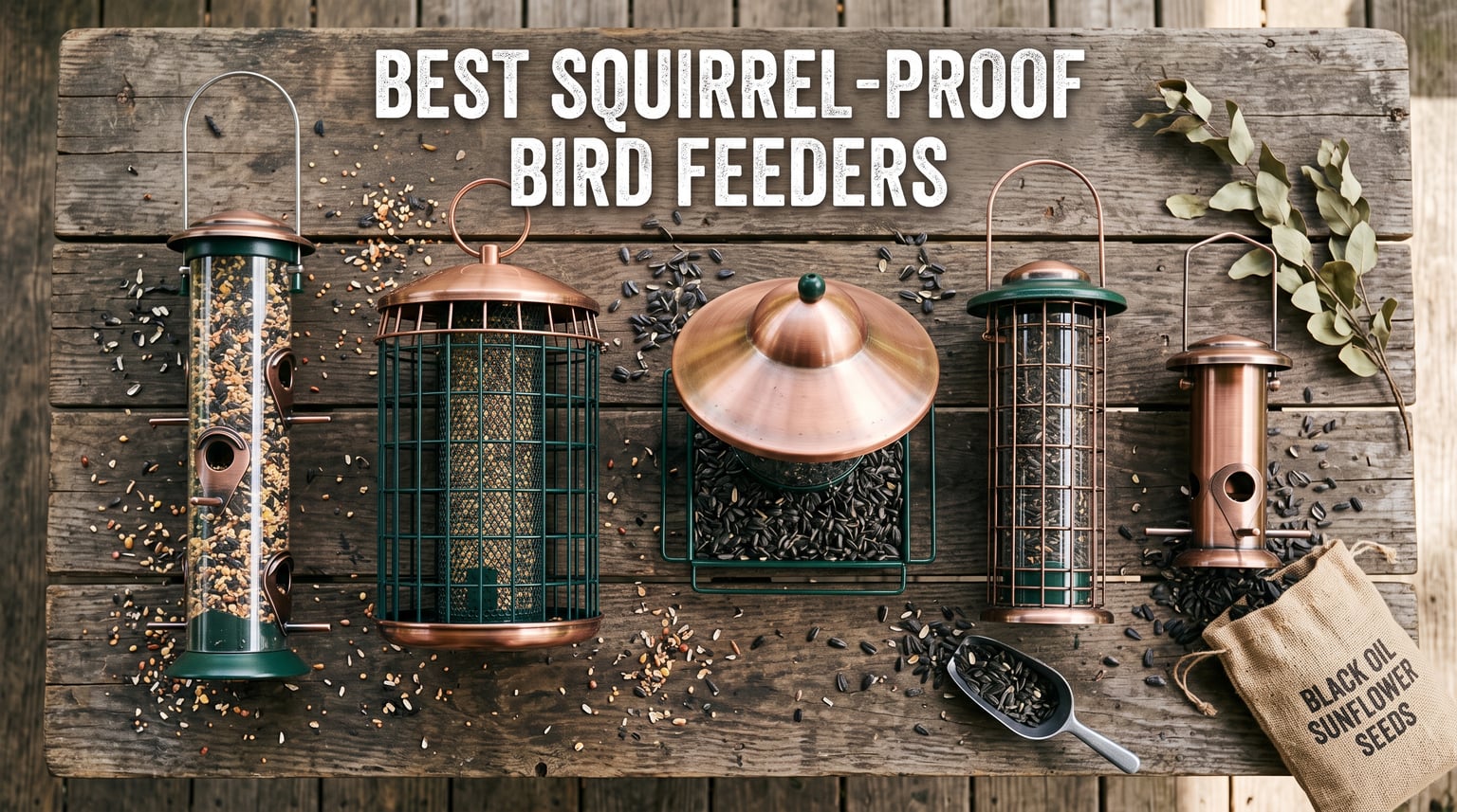 best bird feeders squirrel proof premium