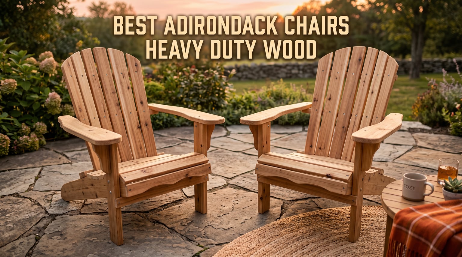 best adirondack chairs heavy duty wood