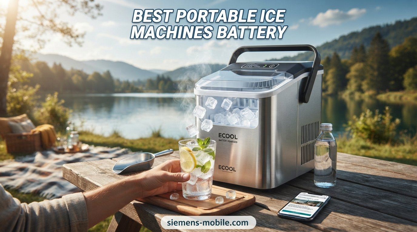 best portable ice machines battery