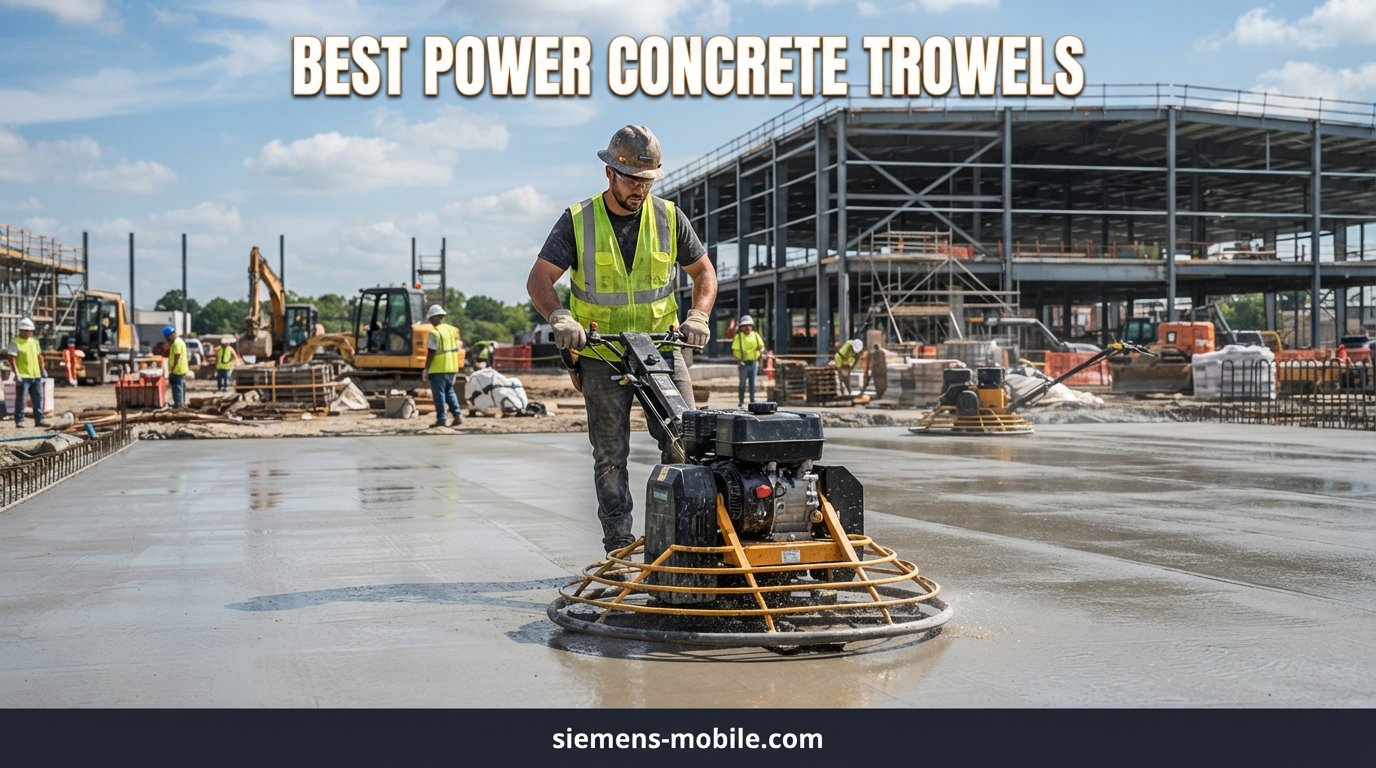 best power concrete trowels