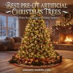 best pre-lit artificial christmas trees