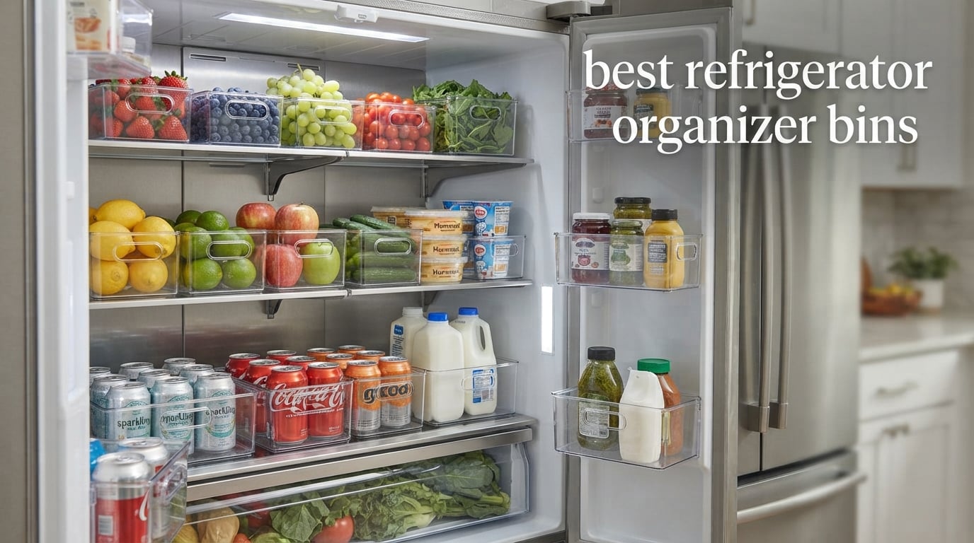 best refrigerator organizer bins
