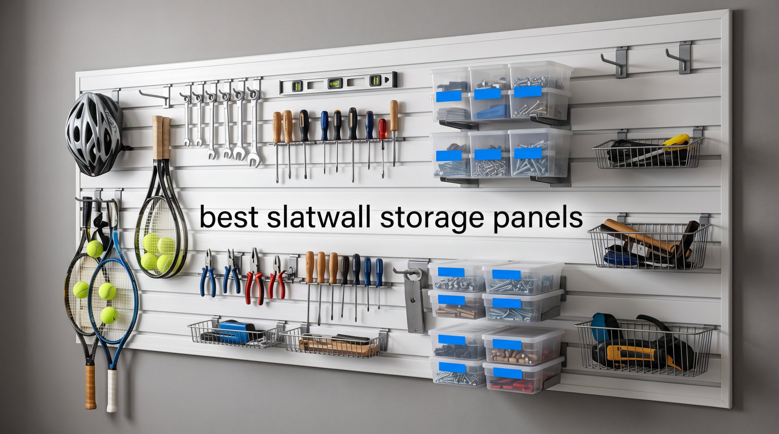 best slatwall storage panels